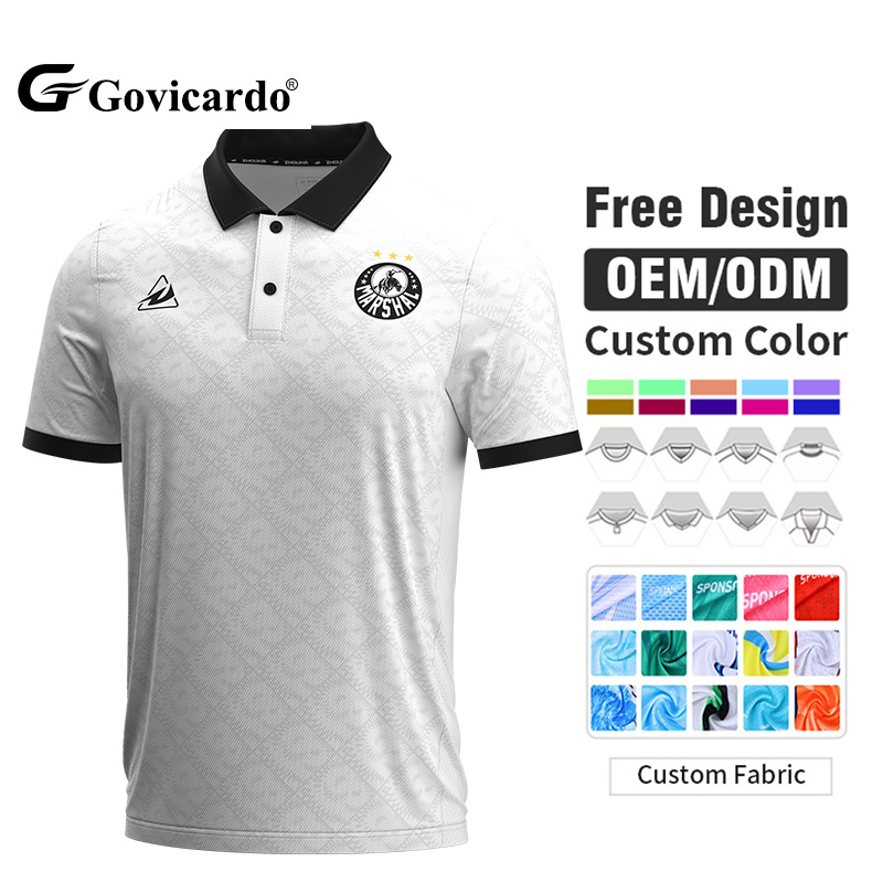 Factory Direct Custom Sublimation Soccer Jersey with Polo Co