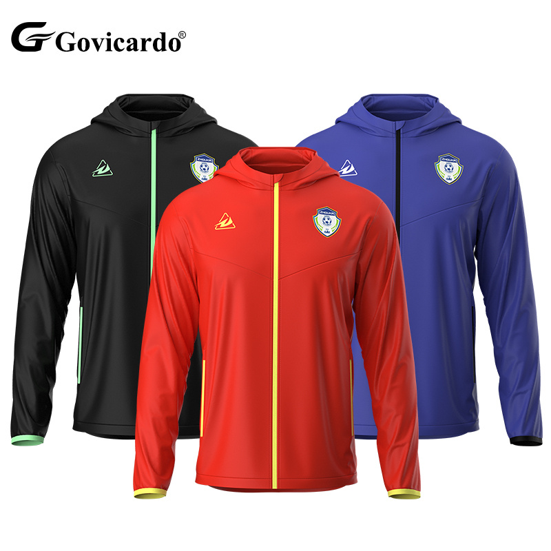 Bulk Custom Soccer Windbreak Manufacturer Polyester Breathab