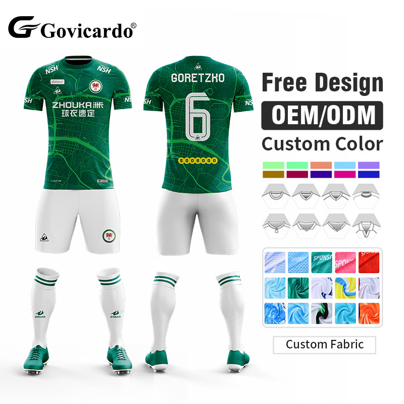 High Quality Sublimation Printing Mens Soccer Jersey Team Un