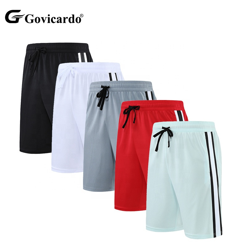 High Quality Summer Polyester Mesh Blank Gym Men Sport Shorts Wholesale Custom Logo Sublimation Breathable Basketball Shorts