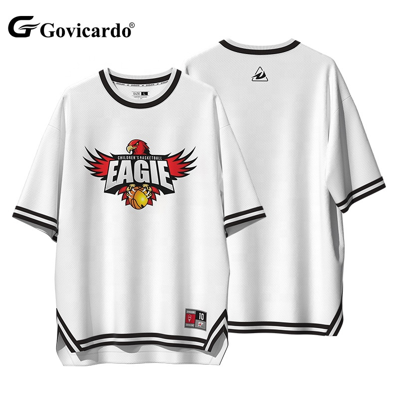 Custom Design Polyester Streetwear Blank Boxy Jersey Shirts