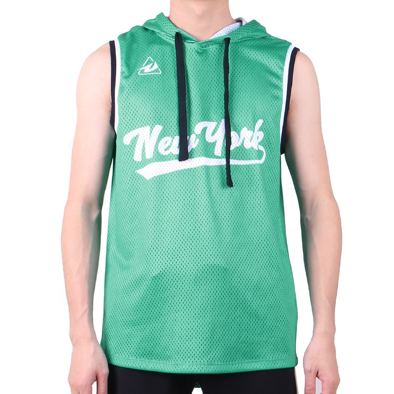 Men's Basketball Jersey Singlet Vest Custom Breathable Sleev