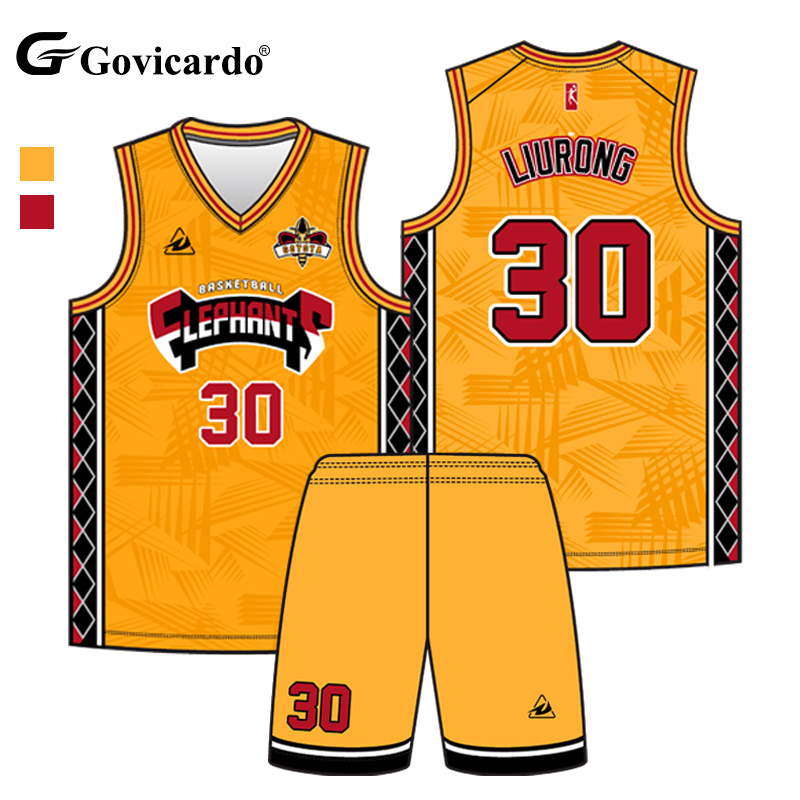 Custom Men's Breathable Basketball Training Suit Plus Size Jersey Shorts Sublimation Club Team Uniform Set