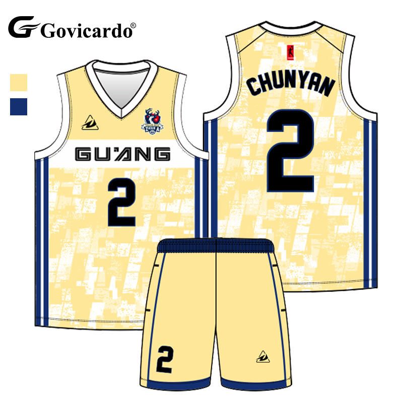 Men's Custom Design Summer Breathable Basketball Jersey Set