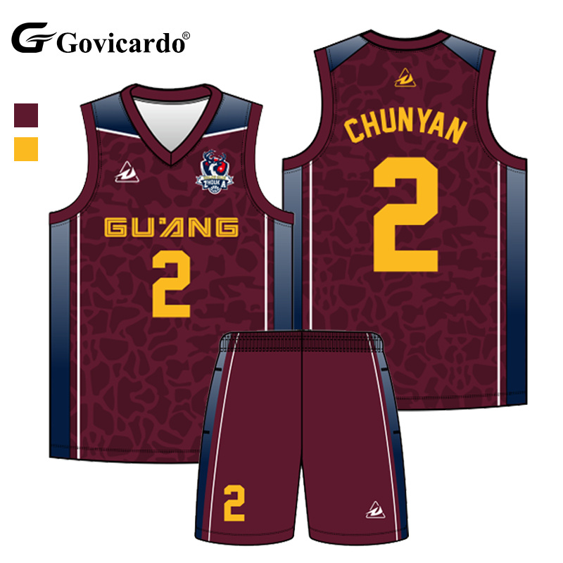 Custom Professional Full Sublimation Men's Basketball Uniform Sets Breathable Reversible Basketball Jersey Shirt in Plus Size