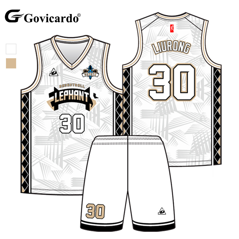 Customizable Breathable Basketball Jersey Shirt Wholesale Custom Blank Sublimation Printing Youth Men's Basketball Uniforms Set