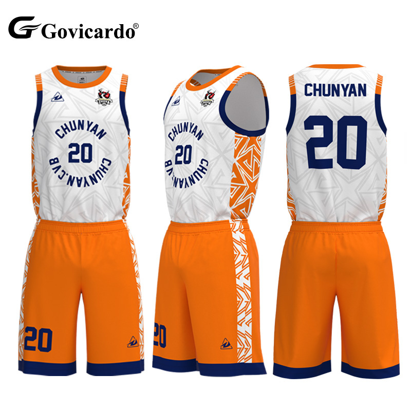 Low MOQ Custom Sublimation Team Club Logo Pattern Adult Bask