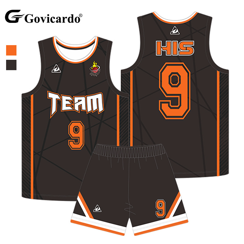 Custom Made Double Sided Basketball Wear Breathable Reversib