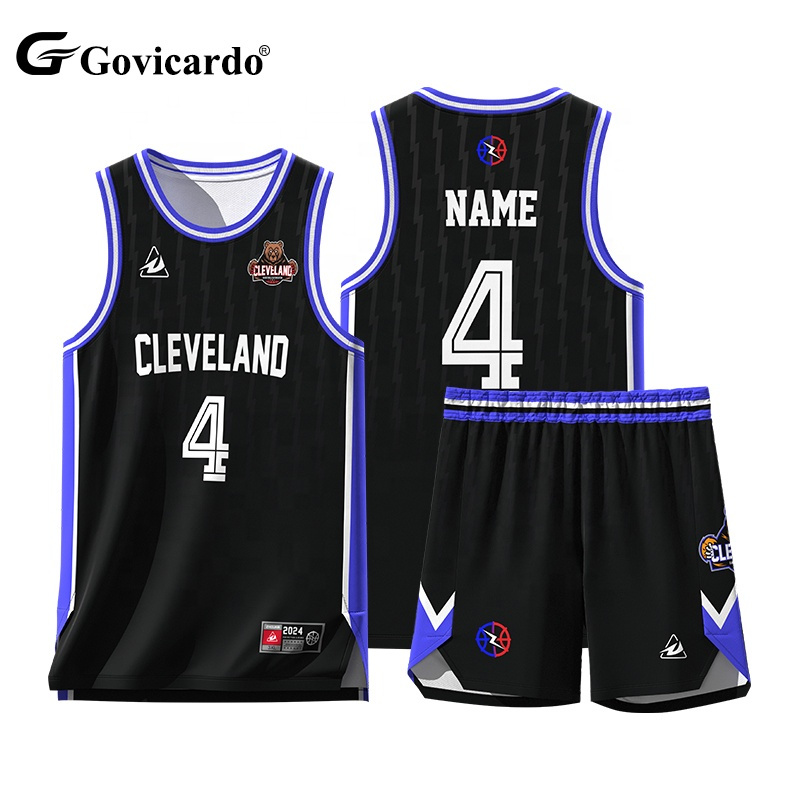 High Quality Custom Men's Basketball Jersey Set Breathable R