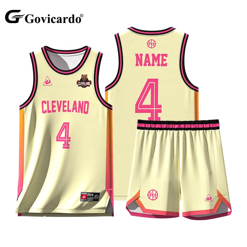 Wholesale Custom Team Club Number Pattern Basketball Jersey 