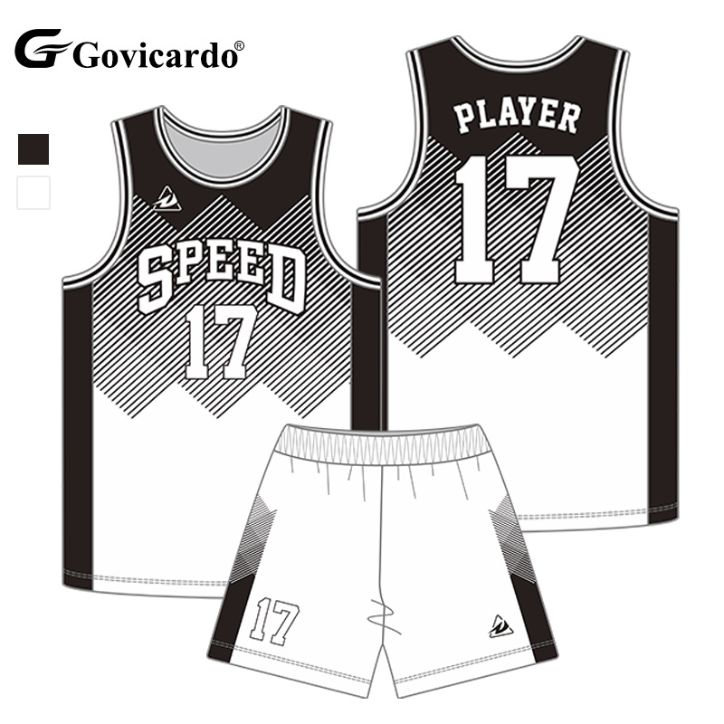 Custom Men's Basketball Jersey Set Quick Dry Breathable Poly