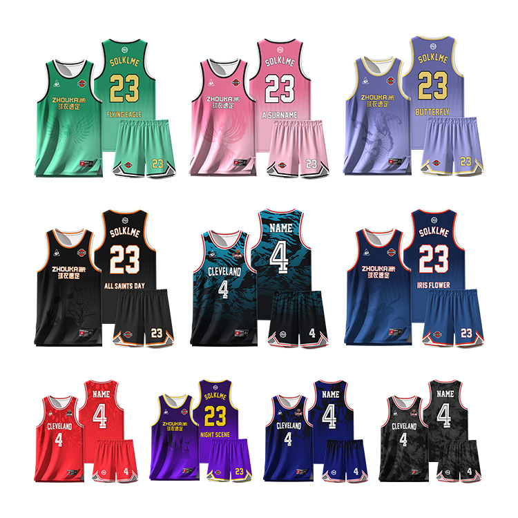 Reversible New Design Men Basketball Jersey Custom Breathabl
