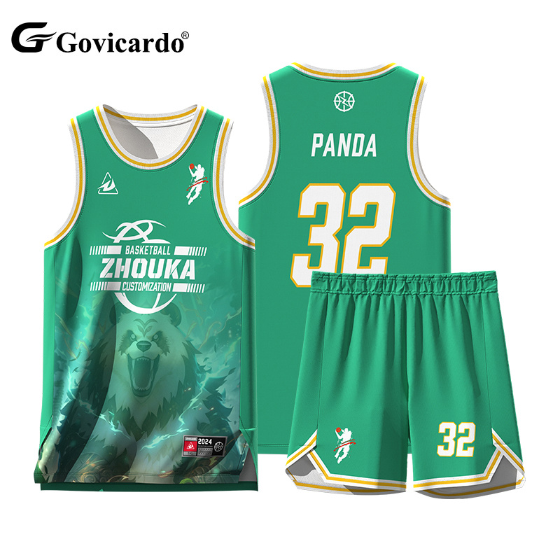 OEM Custom Men's Quick Dry Basketball Jersey Sets Breathable