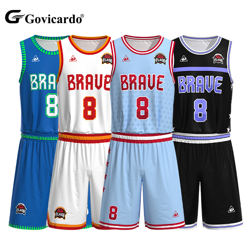 Custom Design Breathable Basketball Uniform Set Digital Reve