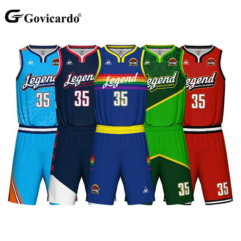 Men's Dri-Fit Reversible Basketball Jersey Set Custom Design