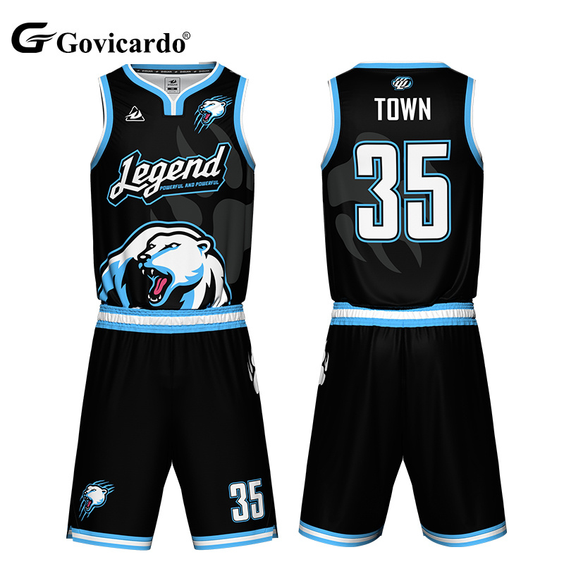 Wholesale Custom Reversible Sublimation Printed Basketball J