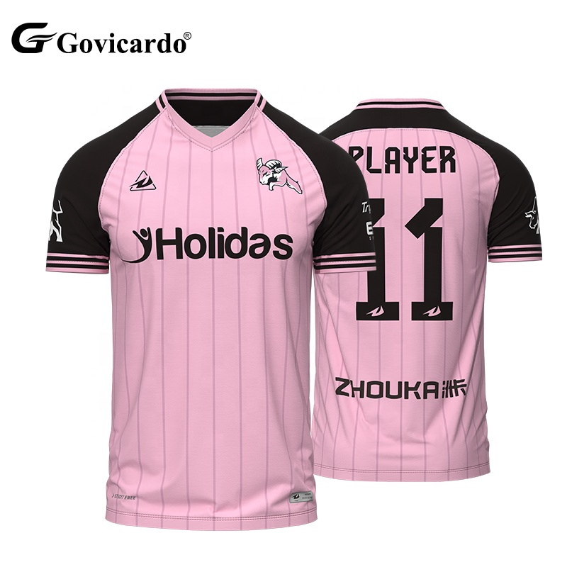 Custom Breathable Quick Dry Men Shirt Training Sport Soccer Uniform Jersey Retro Polyester Embroidered Football Tracksuit Wear