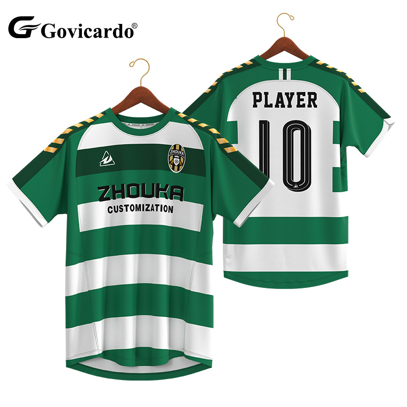 2024 Custom Men's Retro Classic Soccer Wear Breathable Polye