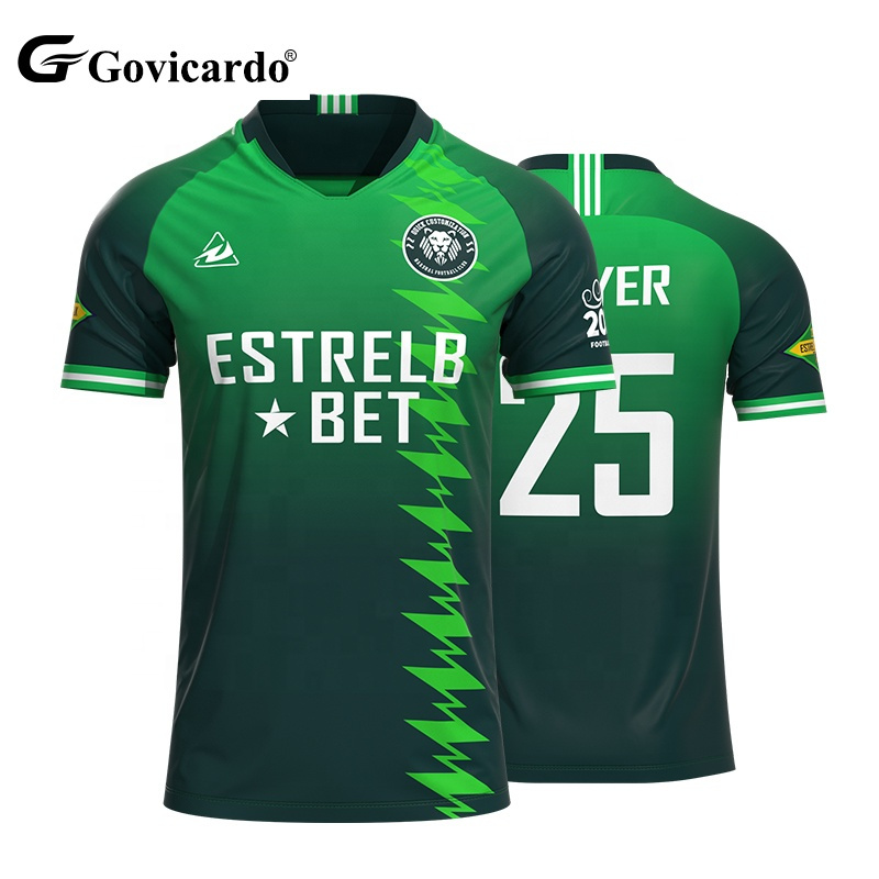 Wholesale Custom Top Quality Professional Football Jersey Quick Dry Sublimation Print Soccer Uniforms Team Shirt Manufacturer