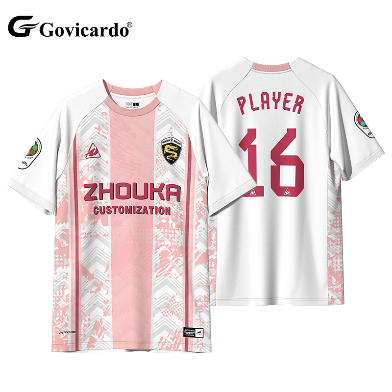 Wholesale Polyester Sublimated Breathable Football Jersey C