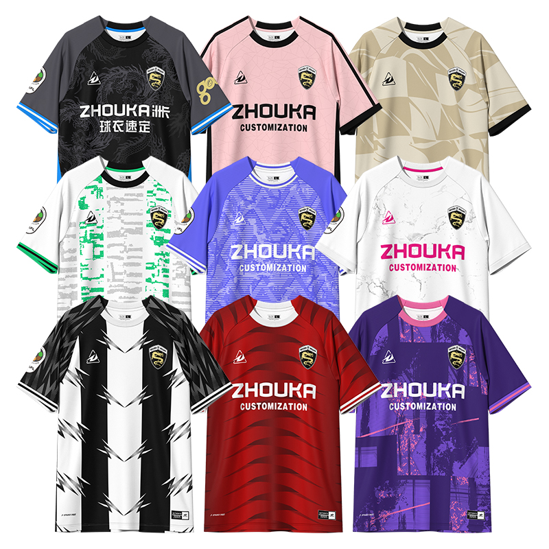 New Model Man  Thai Quality Custom Soccer Jersey Sublimation Digital Print Quick Dry Soccer Uniform Team Club Football Shirts