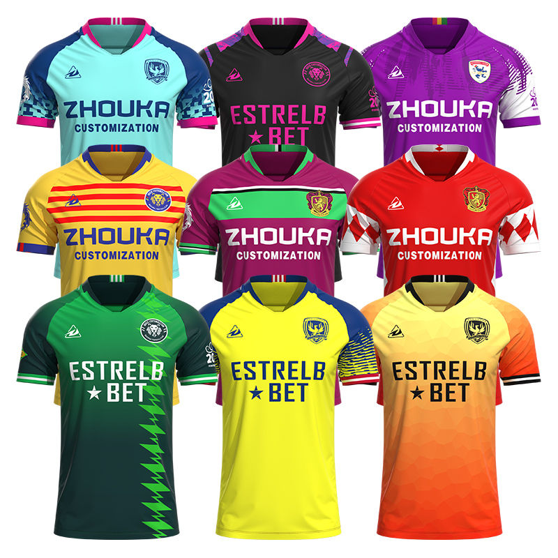 Factory OEM Service Custom Jacquard Fabric Sublimation Design Men Soccer Jersey Black Retro Soccer Jersey Football Shirt