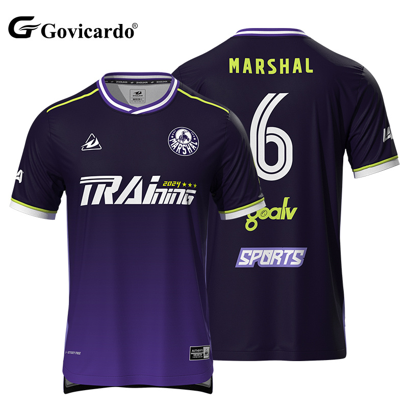Customizable Team Uniform Soccer Wear Factory-Made OEM Jacquard Fabric Football Jerseys Personalized Sublimation Shirts