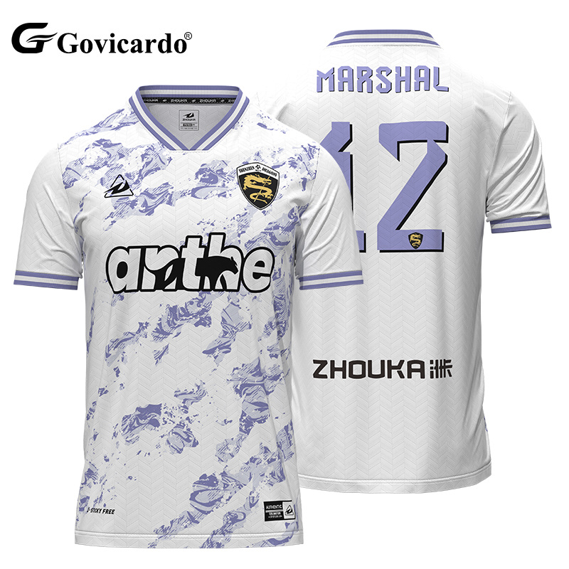 Custom Designed Jacquard Fabric Soccer Wear Player Version J