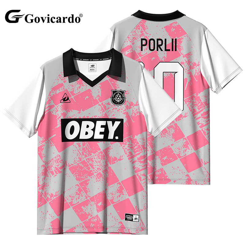 High Quality OEM Custom Retro Football Shirt Breathable Socc