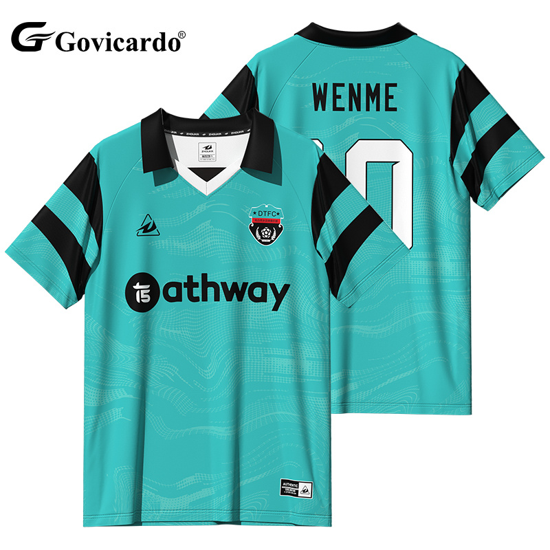 OEM High Quality Men's Retro Soccer Jersey Breathable Team U