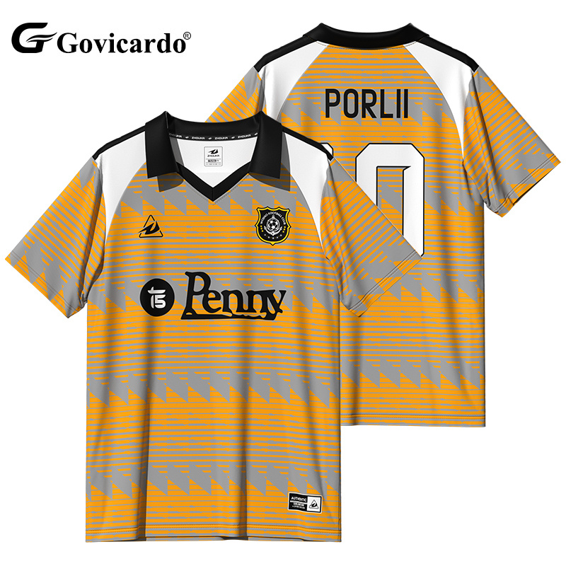 Maillot De Foot Custom Breathable Retro Classic Design Socce