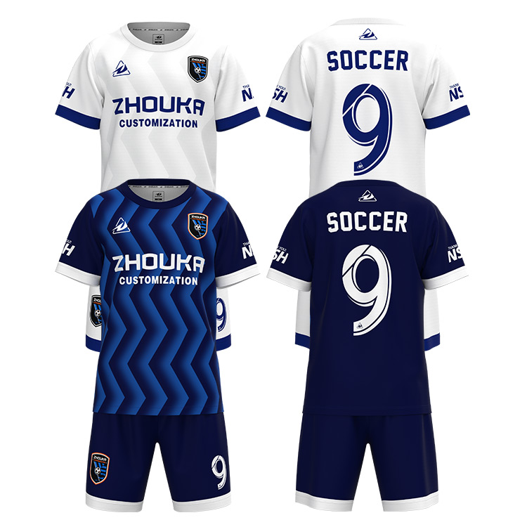 Wholesale Retro Football Jersey Soccer Wear Jersey Set Footb