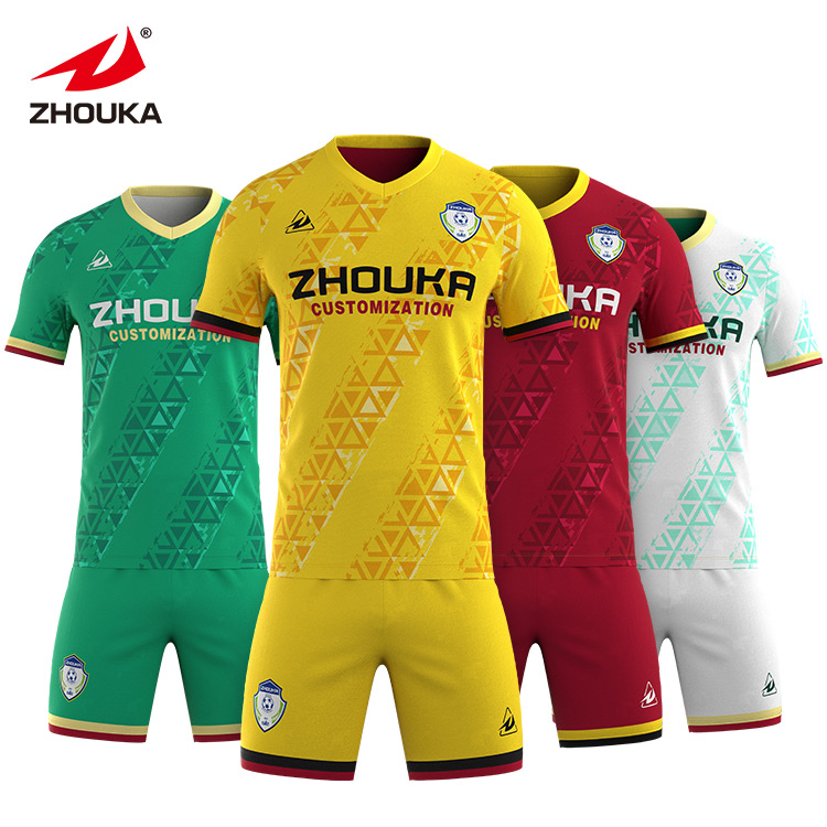 Custom Reversible Soccer Jersey Set Football Uniform Clothing