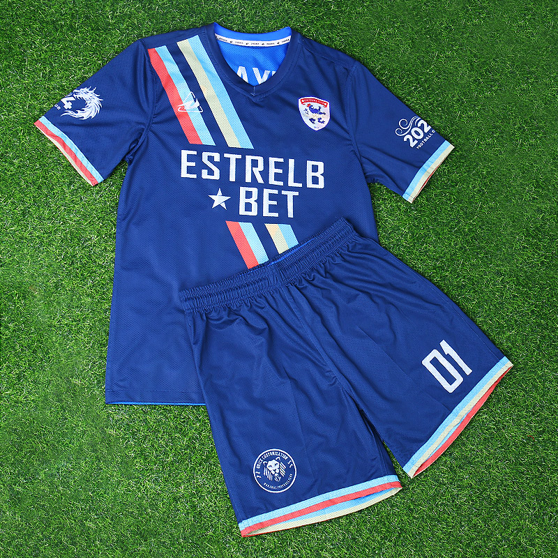 Custom Sublimation Reversible Soccer Jersey Football Uniform Kit Breathable Maillot De Foot Wear for Men and Youth Team Players
