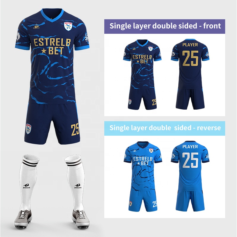 Custom Sublimation Double-Sided Soccer Jerseys Set Customize