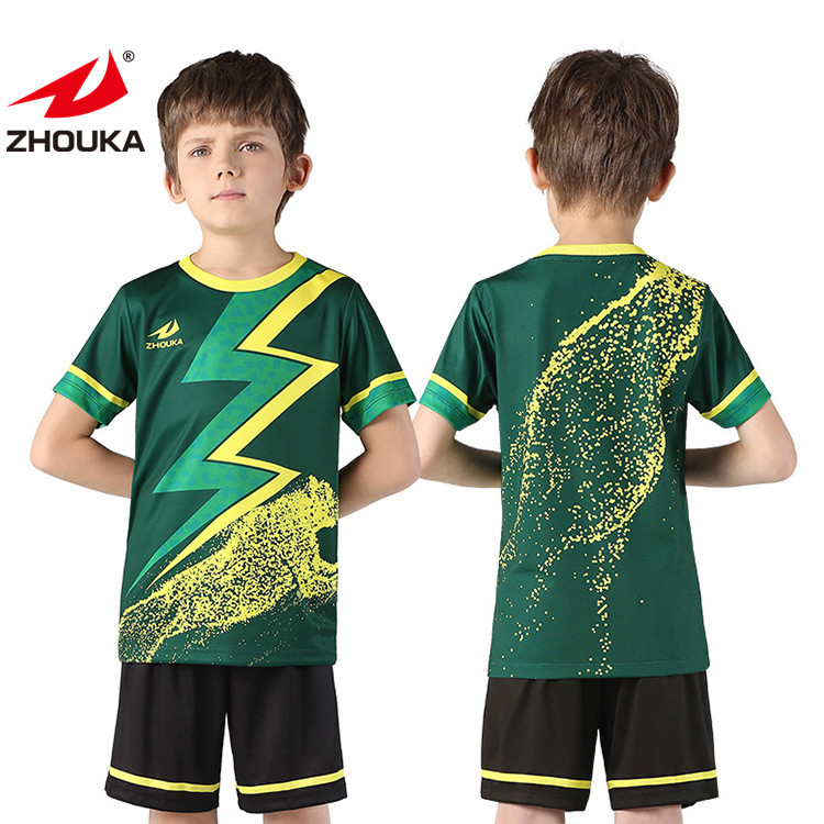 Custom Professional Kids Soccer Jerseys Sets Uniforms Cheap Online Soccer Wear