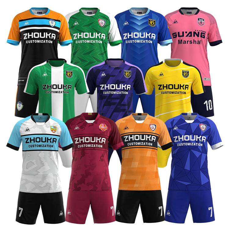 Custom Design Man Soccer Wear Set Lightweight Sports Soccer