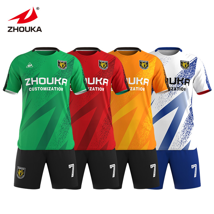 New Product Design Football Jersey Shirts Soccer Uniform Sublimation Football Soccer Jersey 2021/ 2022