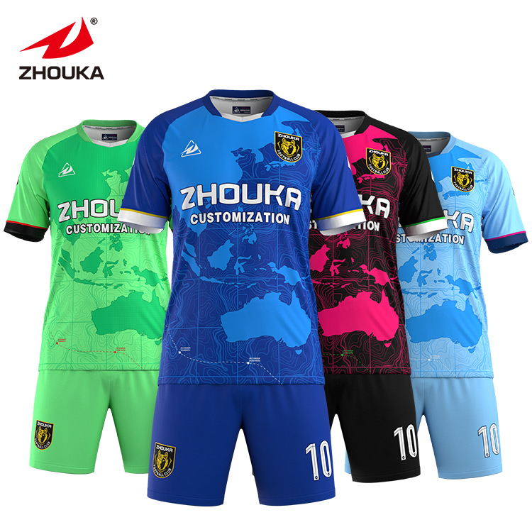 Quickly Dry High Quality Adult Men Football Jersey Soccer Je