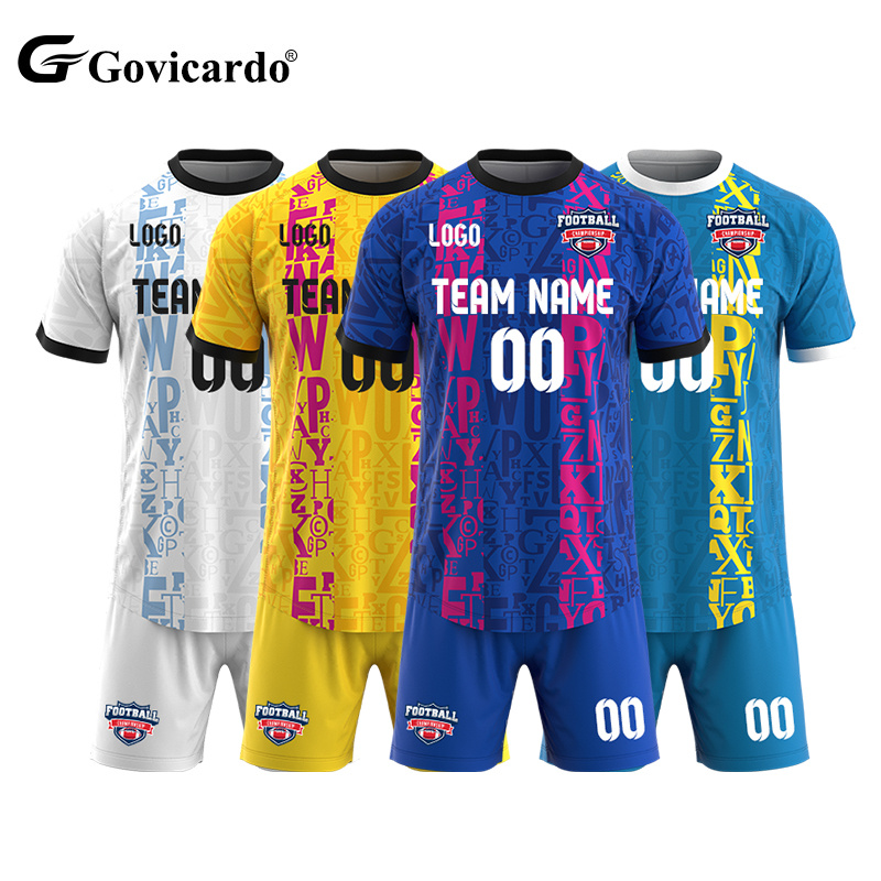 Classic Retro Training Soccer Uniform Sets Custom Factory OE