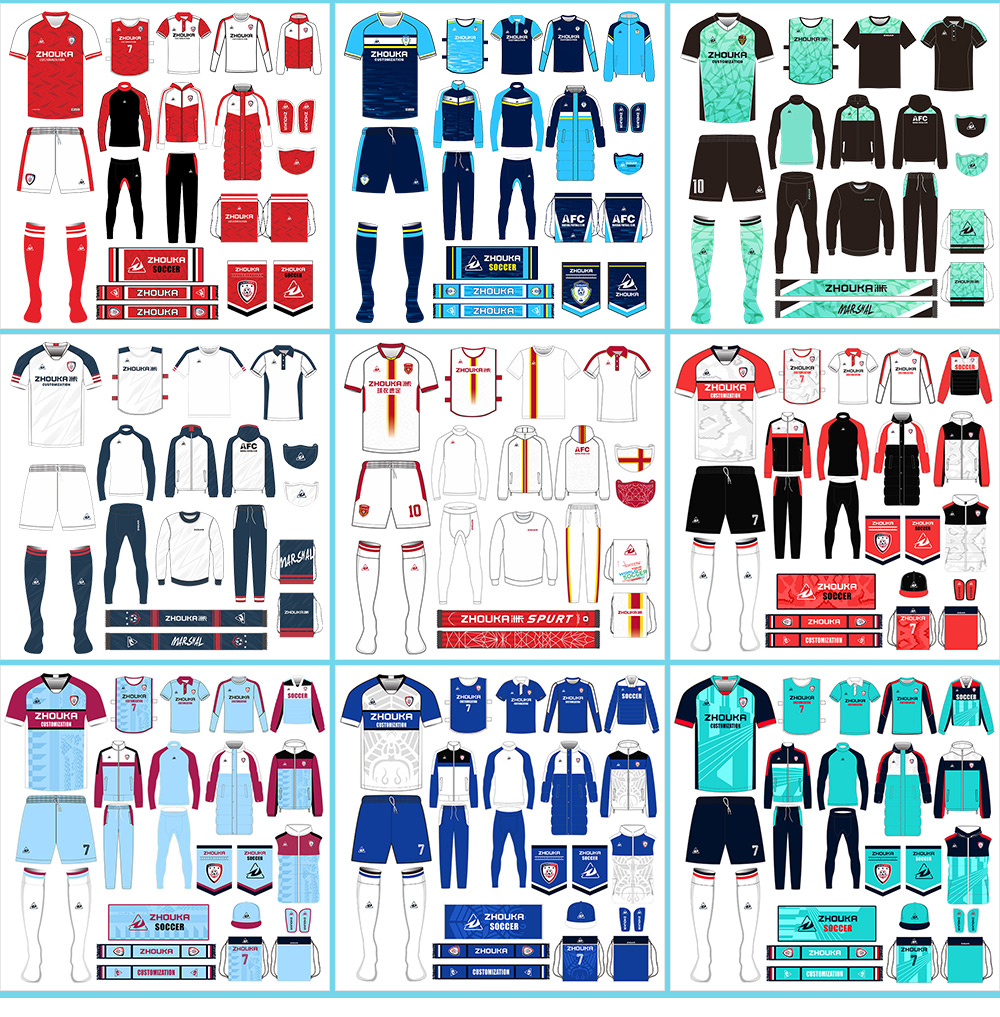 2023 Jersey Collection Designs Football Jerseys Set Custom Soccer Jerseys Set Men Soccer Uniform@详情3.jpg