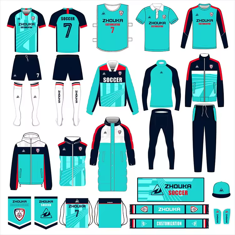 OEM Custom Sublimation Print Football Uniform Full Set  Spor