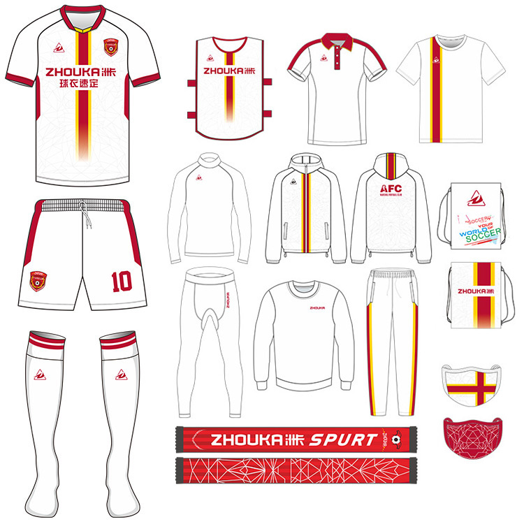Custom Designed Men's Football Jerseys Kit Customized Sublimation Soccer Uniforms Set Shorts Logo Soccer Jersey Manufacturer
