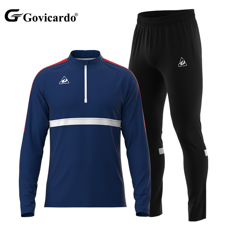 Custom Blank Tracksuit Soccer Training Suit Football Jacket 