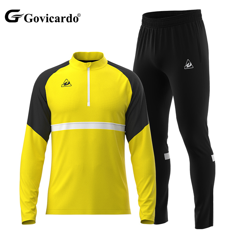 Custom 1/4 Quarter Zip Soccer Tracksuit Jacket Sport Trainin