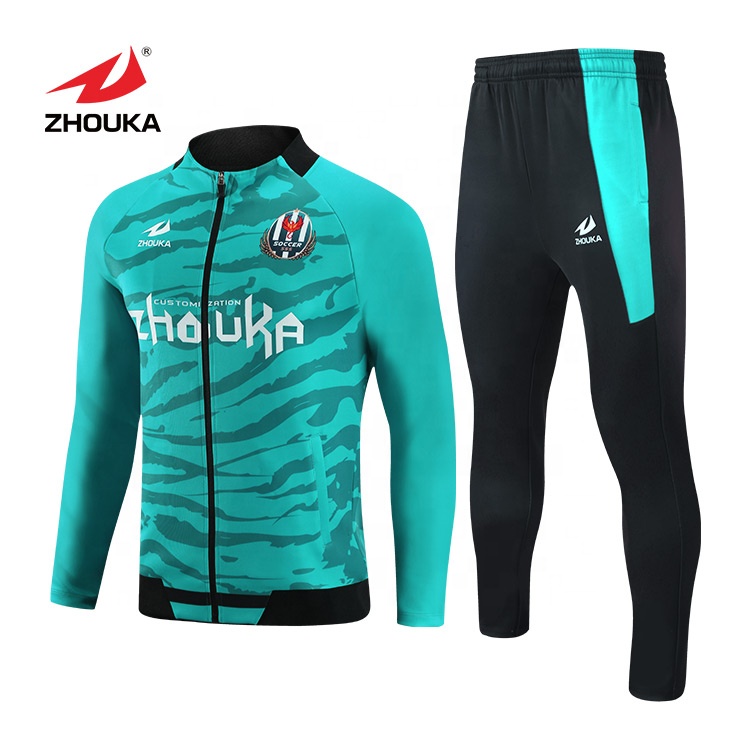 Custom High Quality Unisex Football Tracksuits Autumn and Winter Warm Long Sleeves Soccer Training Tracksuit Suit@详情1.jpg