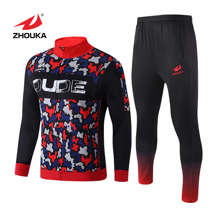 Guangzhou Wholesale Camouflage Men's Winter Tracksuit Funny