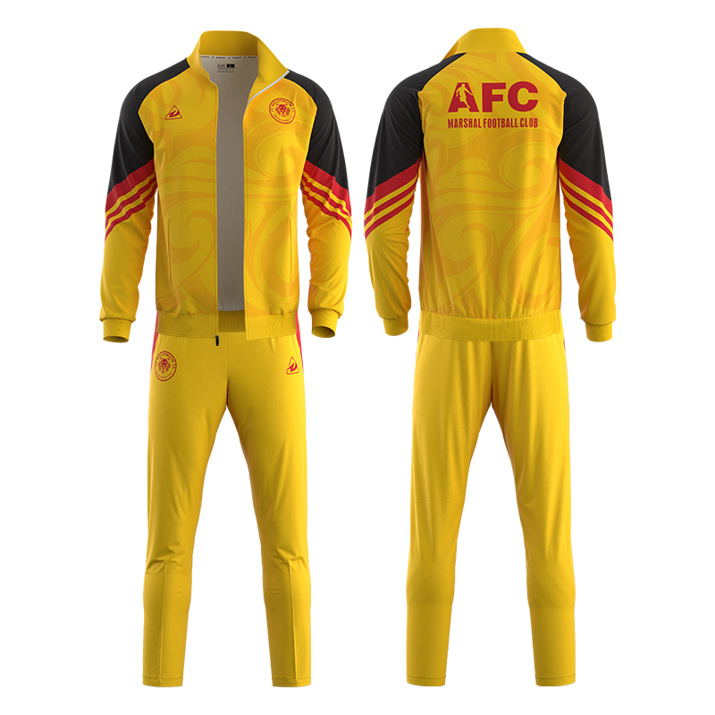 Custom Design Full Sublimation Print Soccer Tracksuits 2 Pie