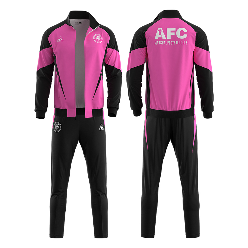 Custom New Arrival Soccer Tracksuits Full Zip Jogging Traini