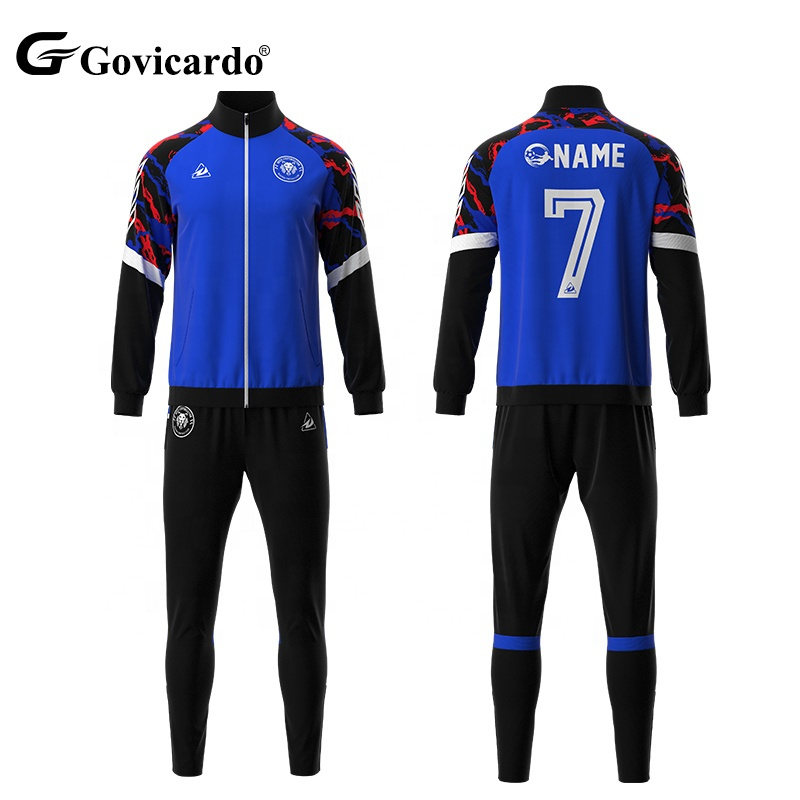 Men's Vintage Fashion Training Soccer Jacket Long Sleeve Pan